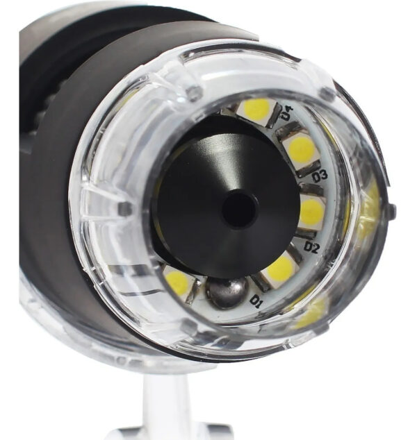 Microscópio Digital KNUP KP-8012: 1000x Zoom, 8 LEDs, USB 2.0 - Imagem 3