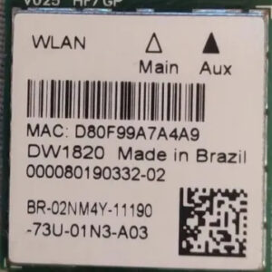 Placa Dell Wireless Dw1820 Wifi 802.11ac + Bluet 4.1 02nm4y